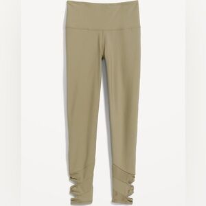 OLD NAVY Active High-Rise Powersoft Go-Dry 7/8 Ankle Cutout Leggings XL Petite